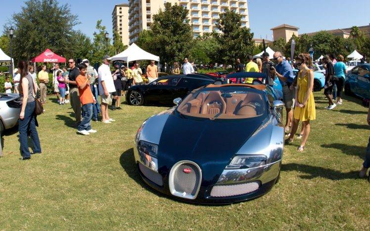 car, Goodwood Festival of Speed, Bugatti, Bugatti Veyron HD Wallpaper Desktop Background