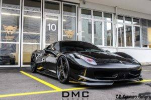 car, Ferrari, Ferrari 458 Italia, DMC, DMC Ferrari 458 Italia Elegante, Black cars
