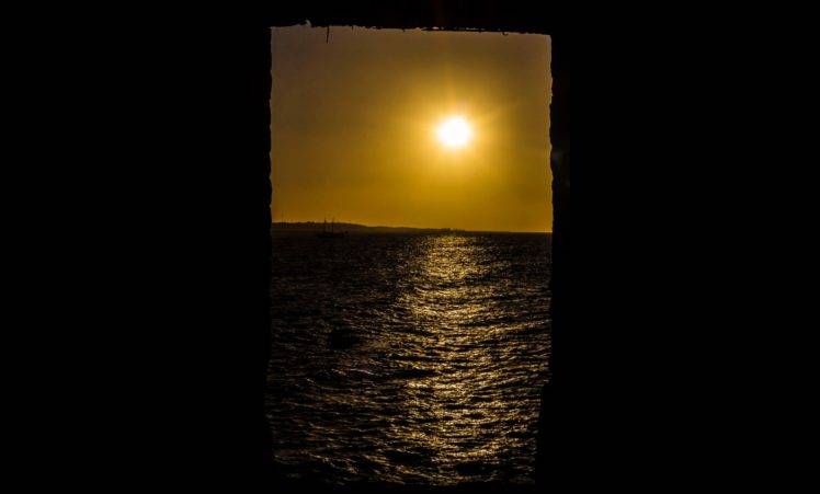 sea, Sun, Sky, Horizon HD Wallpaper Desktop Background