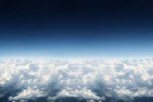 clouds, Sky, White, Blue, Space