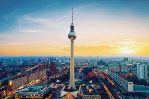 city, Berlin, Cityscape, Germany, Sky