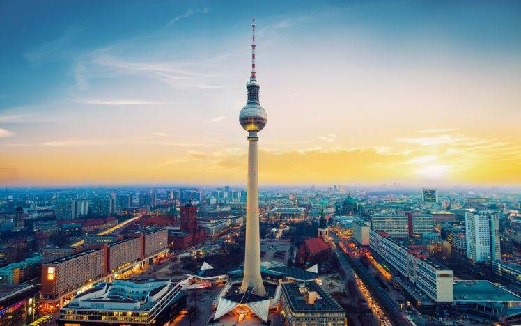 city, Berlin, Cityscape, Germany, Sky HD Wallpaper Desktop Background