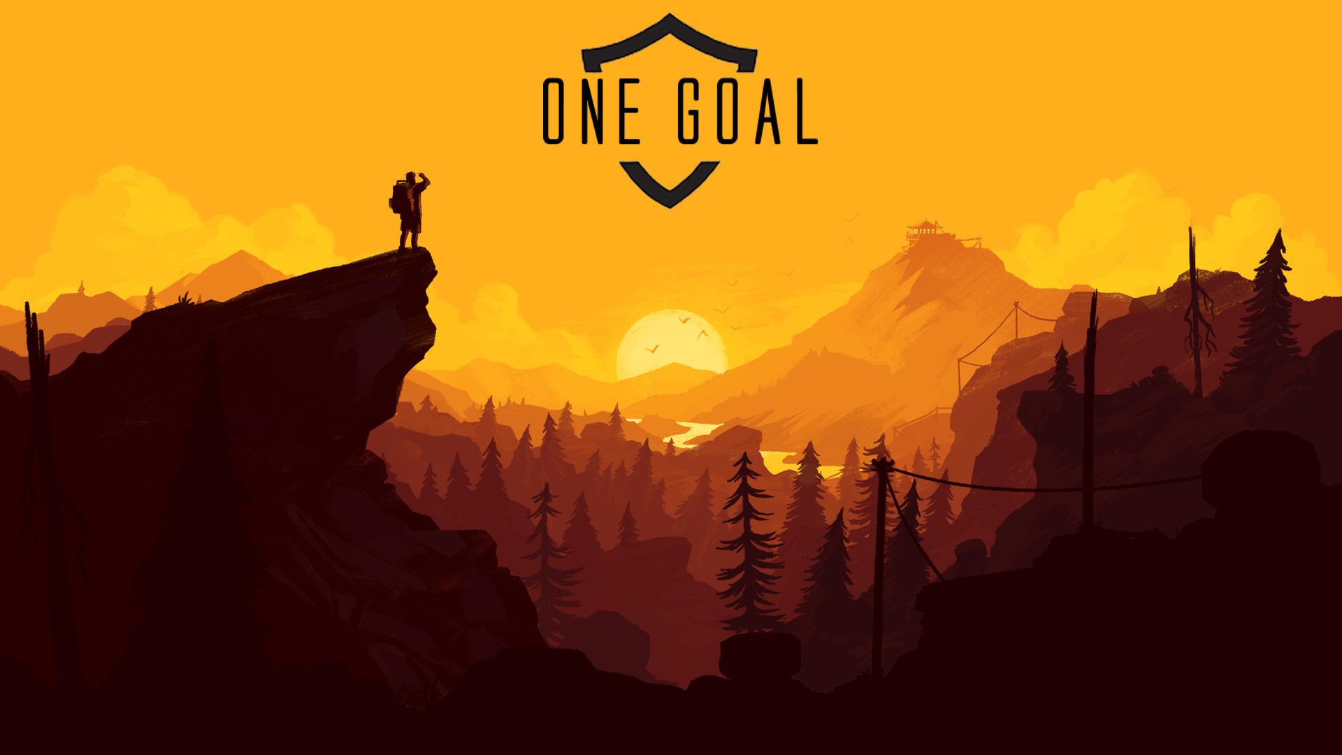 One Goal, Forest, Firewatch Wallpaper