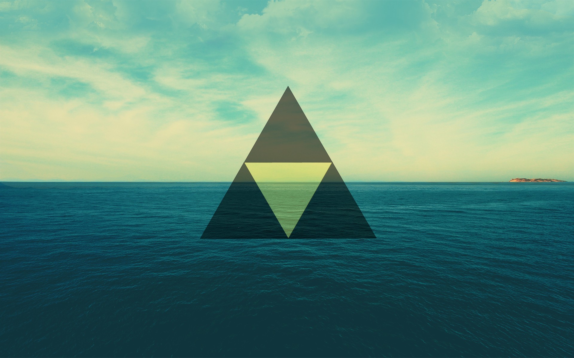 triangle, Landscape, Bermuda Triangle, The Legend of Zelda Wallpaper