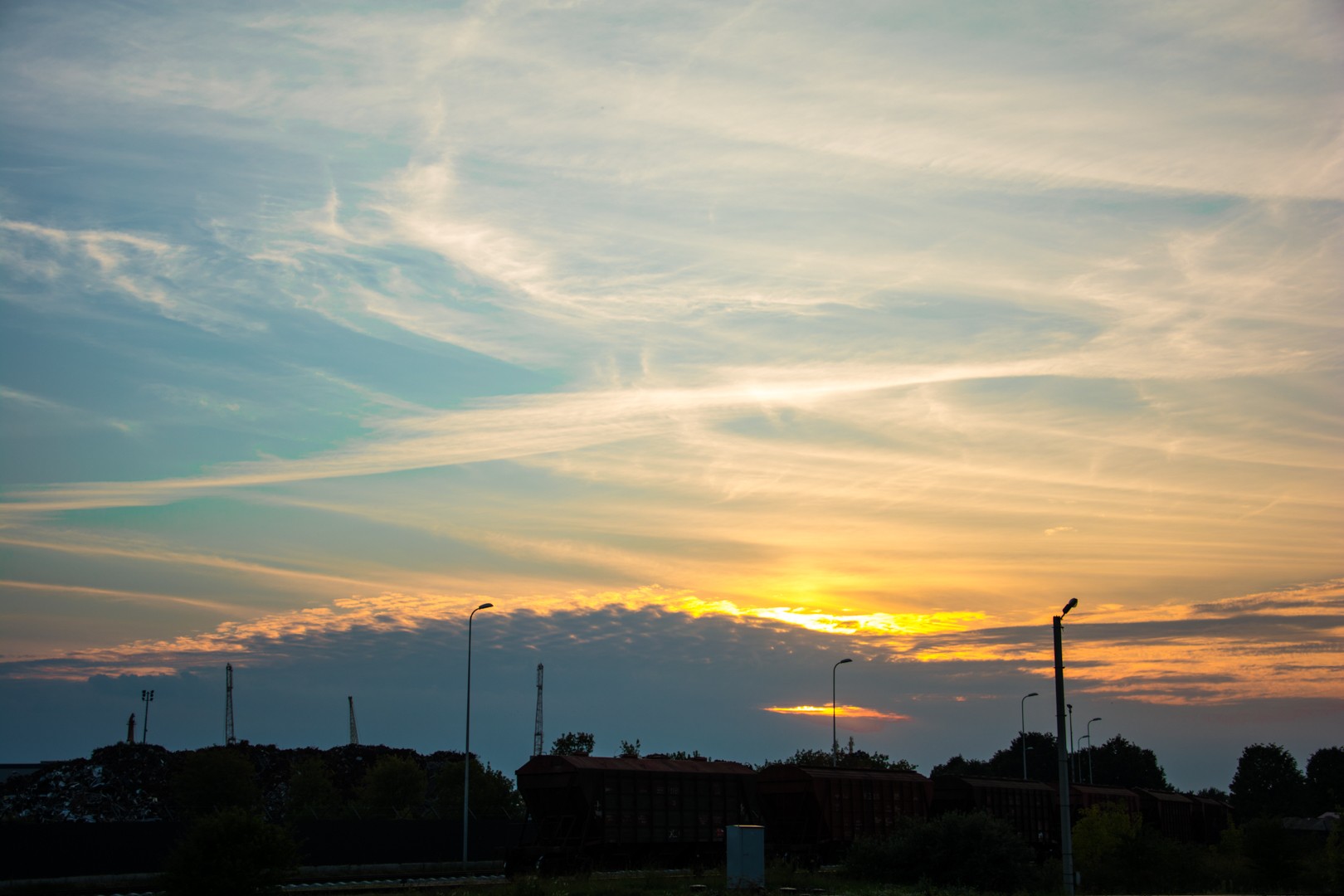 landscape, Sunset Wallpaper