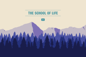 The School of Life, Forest, Landscape, YouTube, Artwork, Digital art, Illustration, Mountains