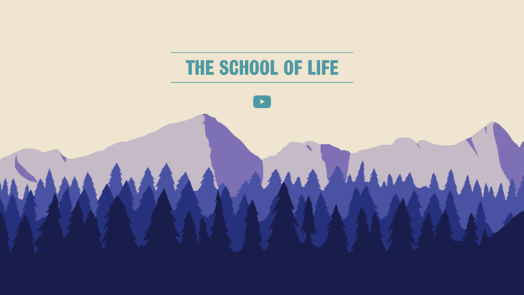The School of Life, Forest, Landscape, YouTube, Artwork, Digital art, Illustration, Mountains HD Wallpaper Desktop Background