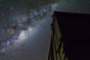 Milky Way, Sky, Stars, New Zealand, Container