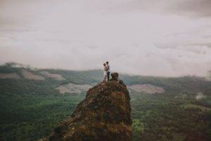 couple, Photography, Landscape, Nature, Rock, Love, Overcast, Valley, Forest