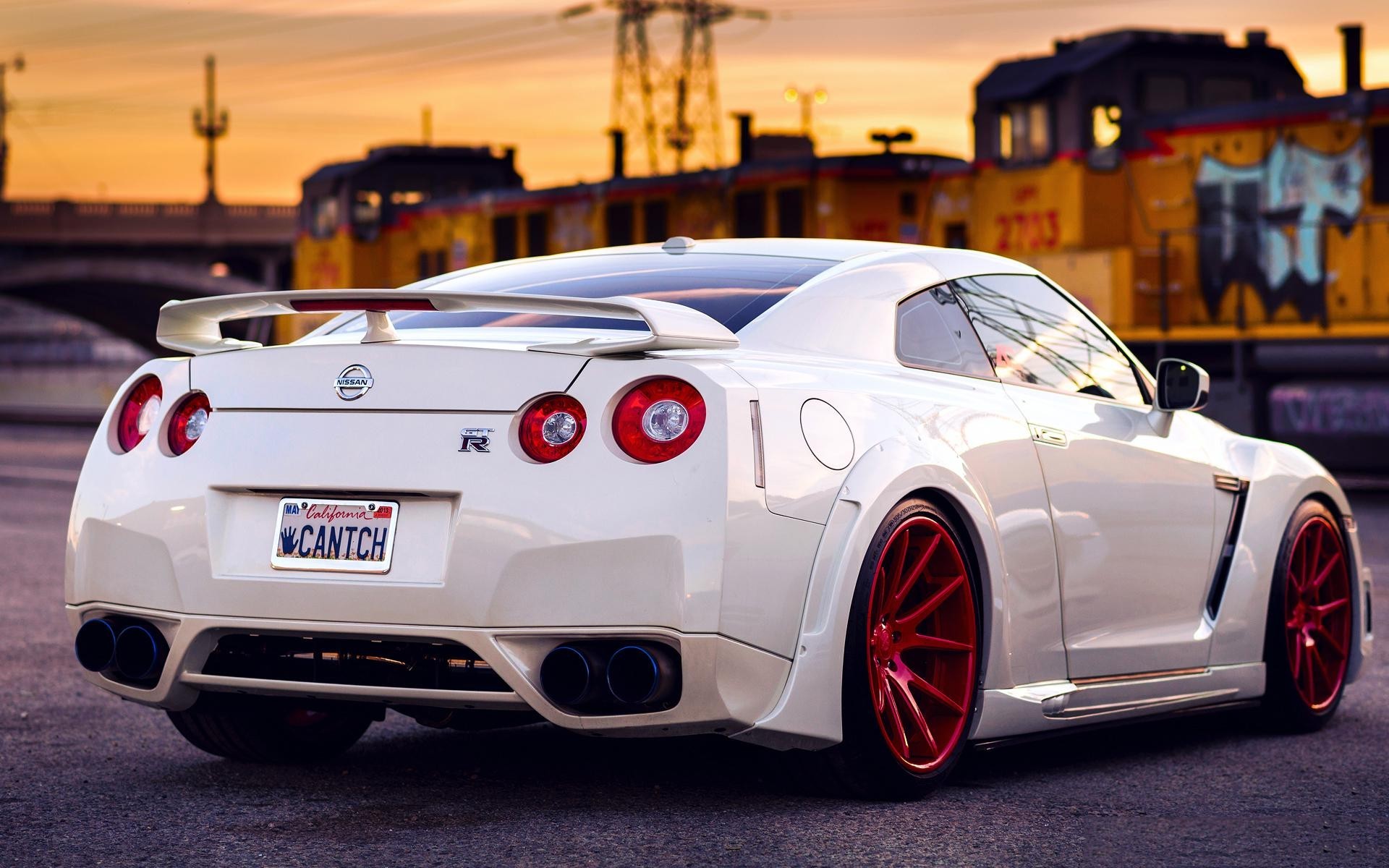 Nissan GT R R35, Vehicle, White cars Wallpapers HD