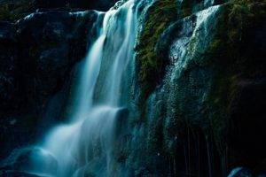 nature, Water, Waterfall