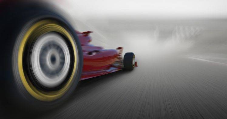 vehicle, Car, Wheels, Formula 1, Motion blur, Road, Circuits, Blurred, Ferrari F1 HD Wallpaper Desktop Background