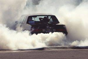 car, Burnout, Smoke