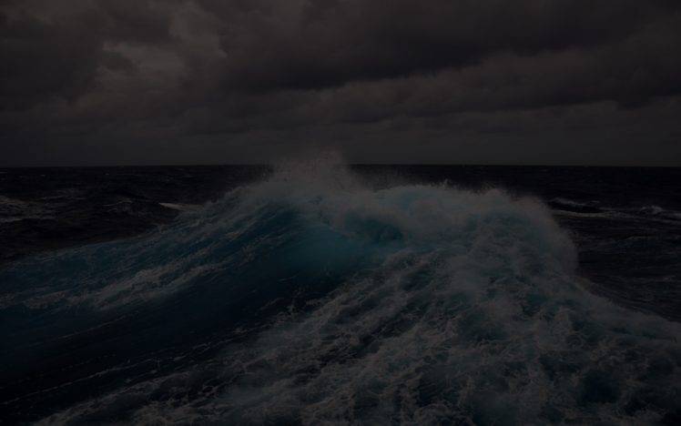 sea, Waves, Storm HD Wallpaper Desktop Background