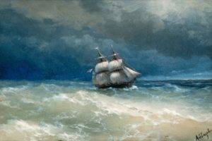 Ivan Aivazovsky, Sea, Ship