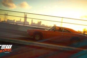 Dodge Charger R T 1968, The Crew, The Crew Wild Run, Sunset, Race cars
