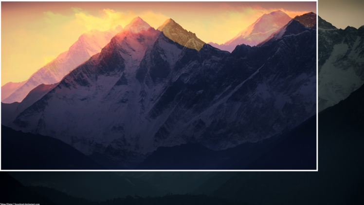 mountains, Landscape, Snow, Hills HD Wallpaper Desktop Background