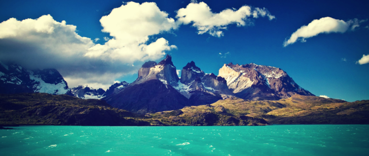 ultra wide, Photography, Mountains, Lake, Nature HD Wallpaper Desktop Background