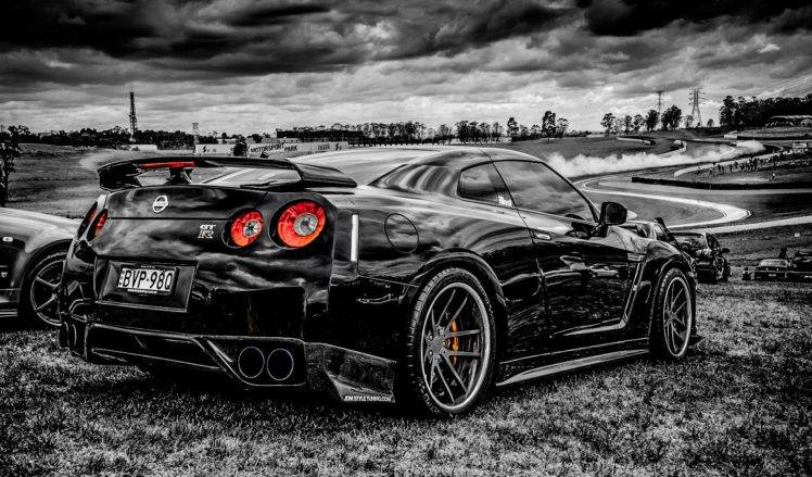 saloon cars, Monochrome, Nissan GTR, Car Wallpapers HD / Desktop and Mobile  Backgrounds