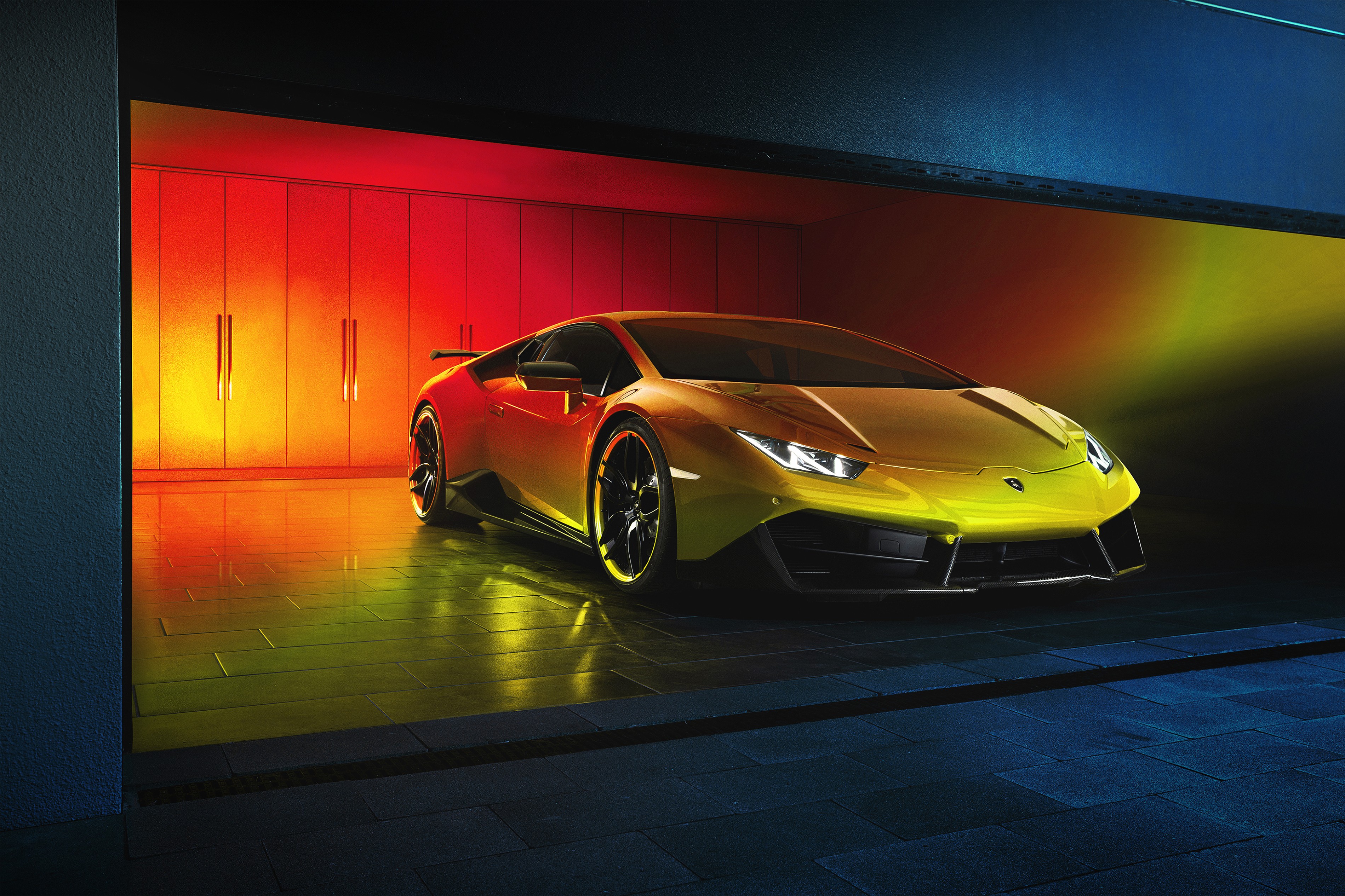 car, Vehicle, Italian cars, Lamborghini, Yellow cars Wallpaper