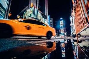 car, City, Traffic, Urban, New York City, USA, Times Square