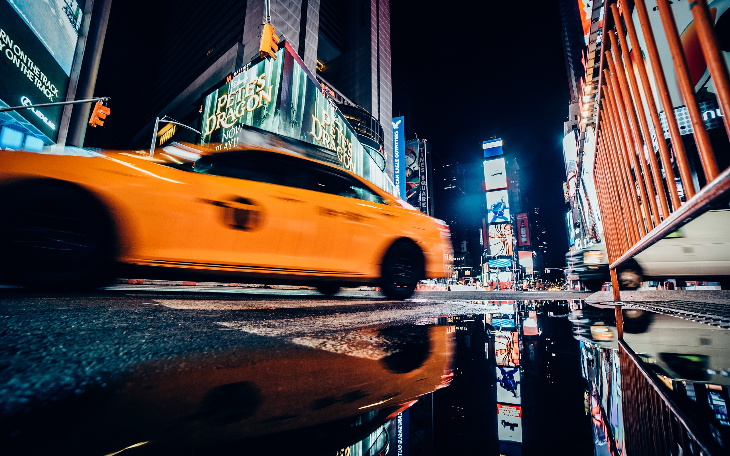car, City, Traffic, Urban, New York City, USA, Times Square Wallpaper