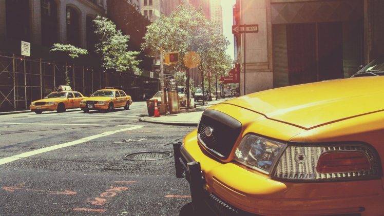city, Car, Vehicle, Street, Taxi HD Wallpaper Desktop Background