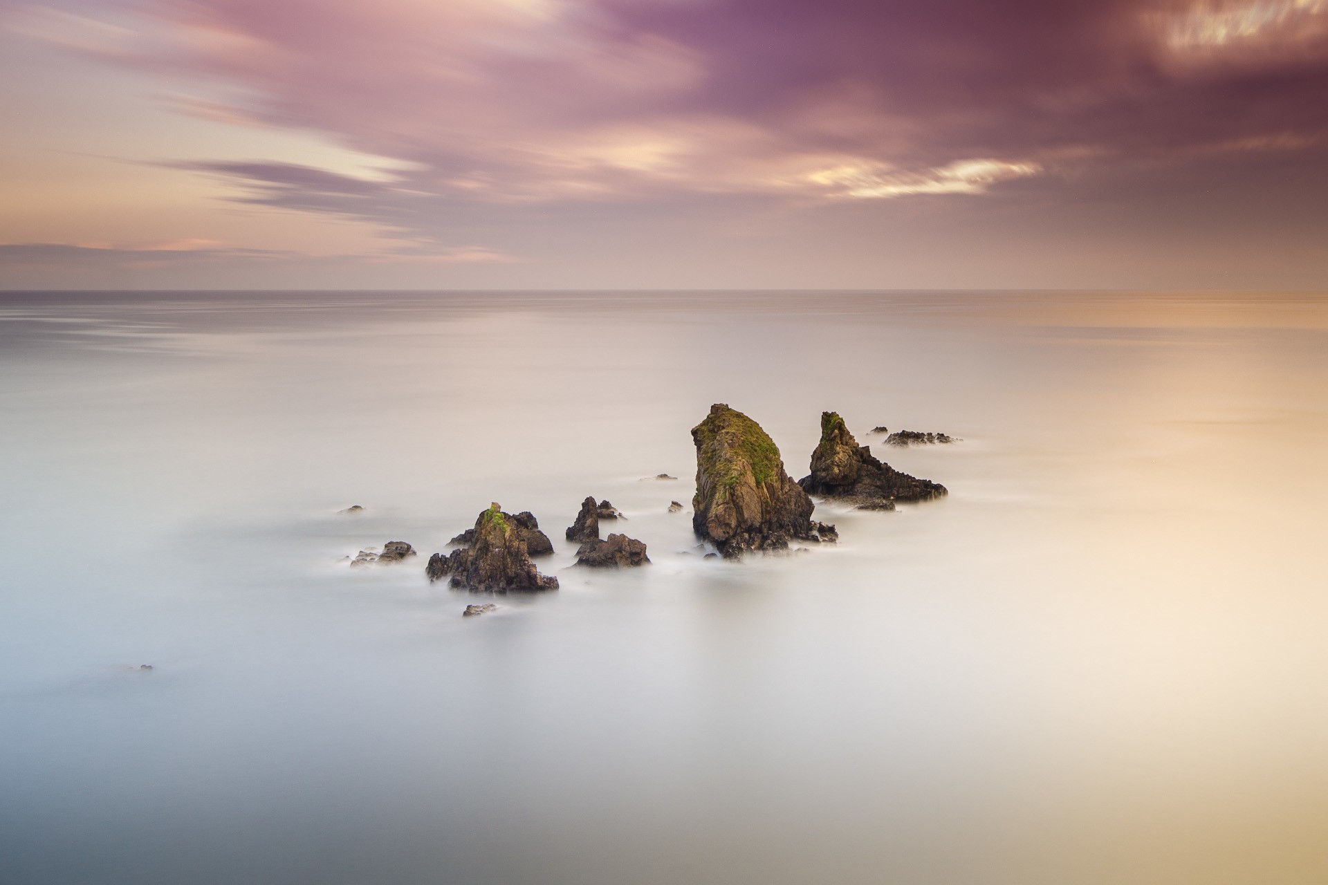 sea, Rocks Wallpaper