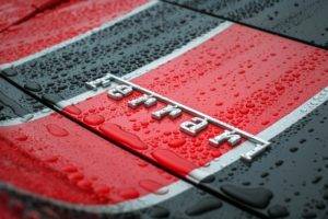 vehicle, Red, Ferrari, Water drops