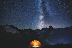stars, Night sky, Tent