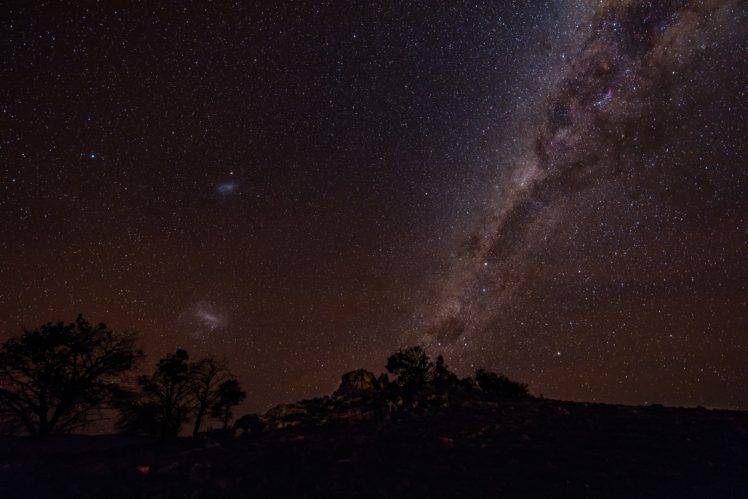 stars, Night sky, Landscape HD Wallpaper Desktop Background