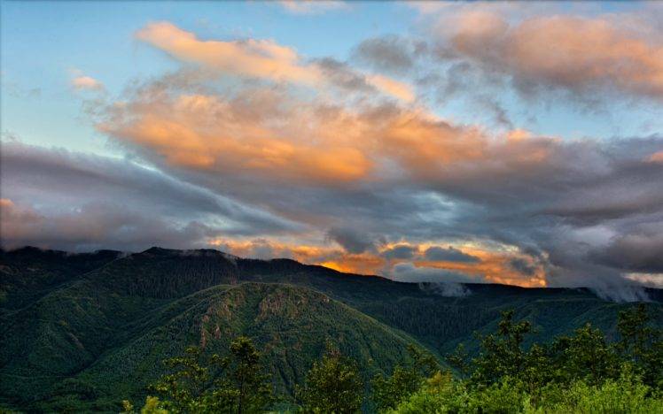 landscape, Clouds, Forest HD Wallpaper Desktop Background