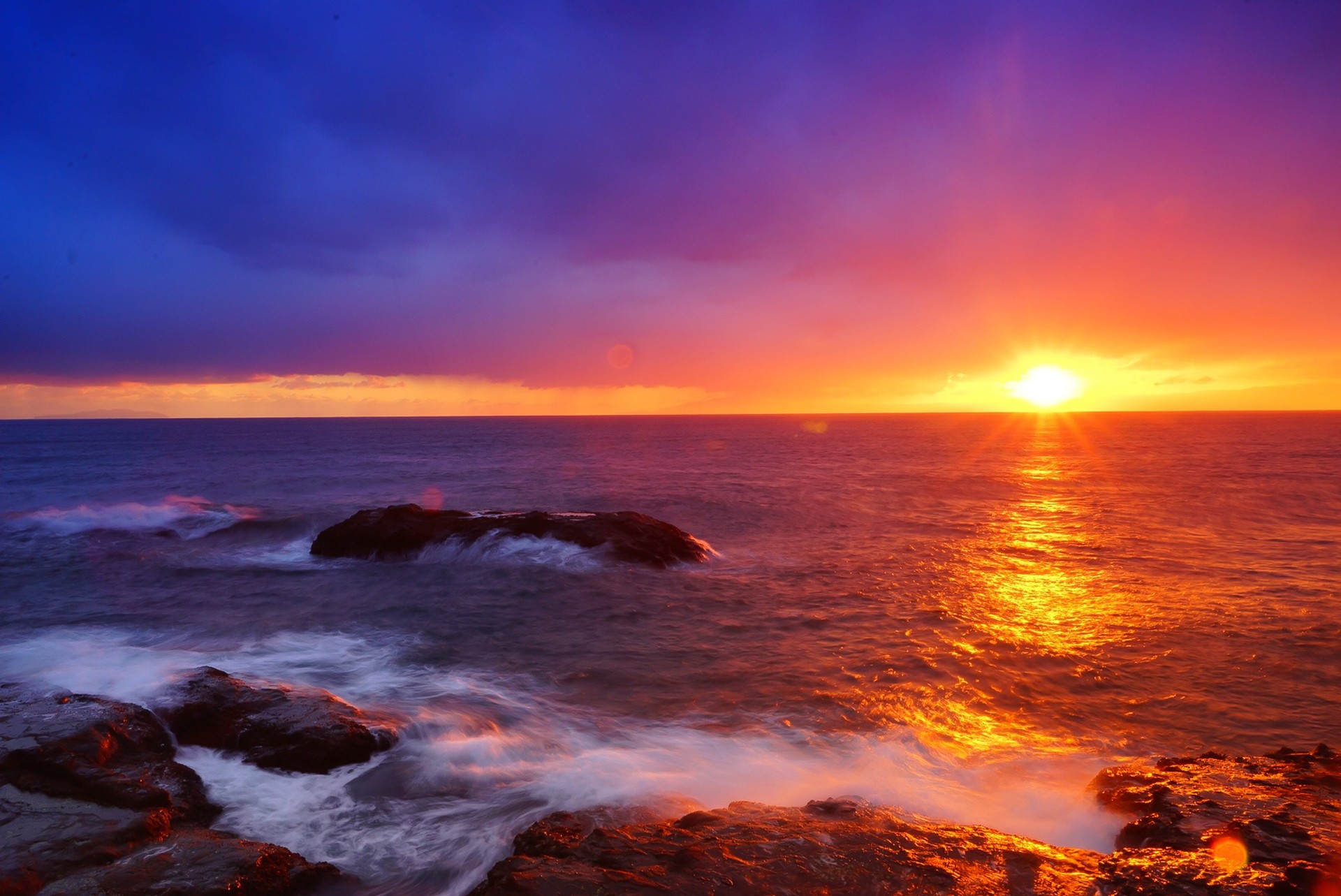 sea, Coast, Sun Wallpapers HD / Desktop and Mobile Backgrounds