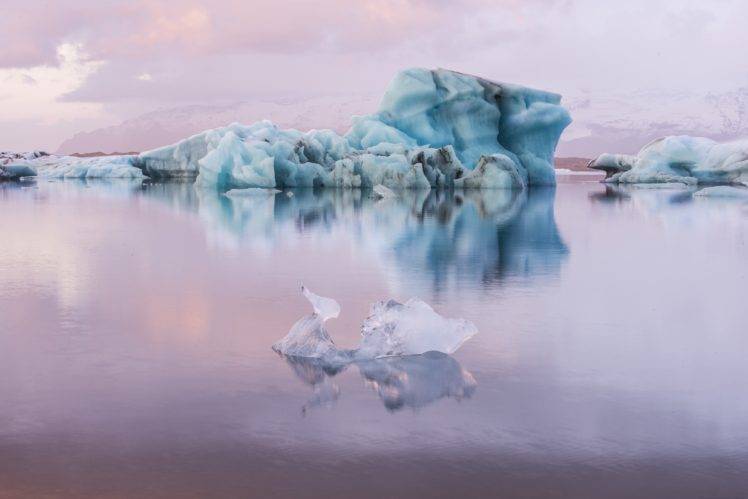 Jokulsarlon, Iceland, Sea, Iceberg HD Wallpaper Desktop Background