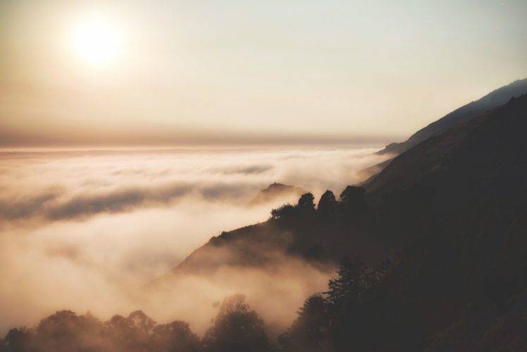 mist, Mountain pass, Landscape HD Wallpaper Desktop Background