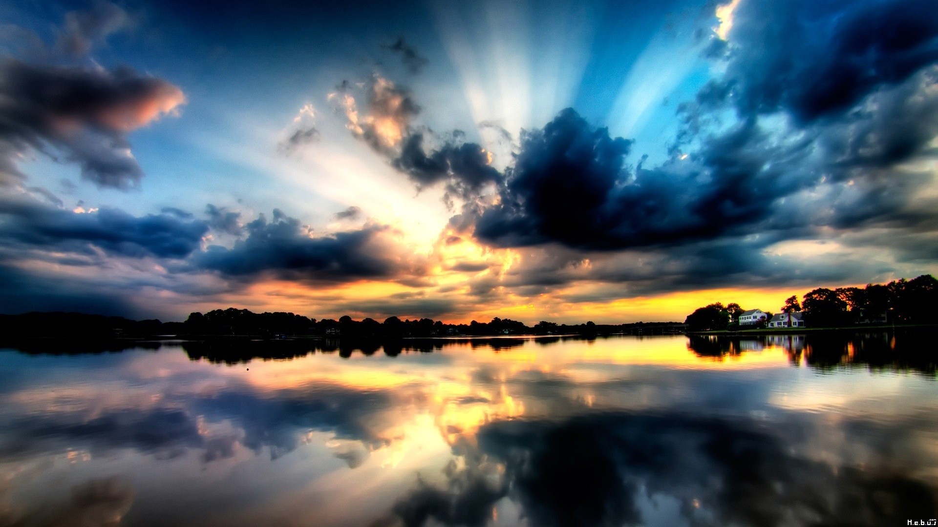 natural light, Landscape Wallpaper