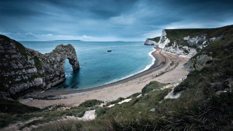 nature, Water, Mountains, England, Dorset HD Wallpaper Desktop Background