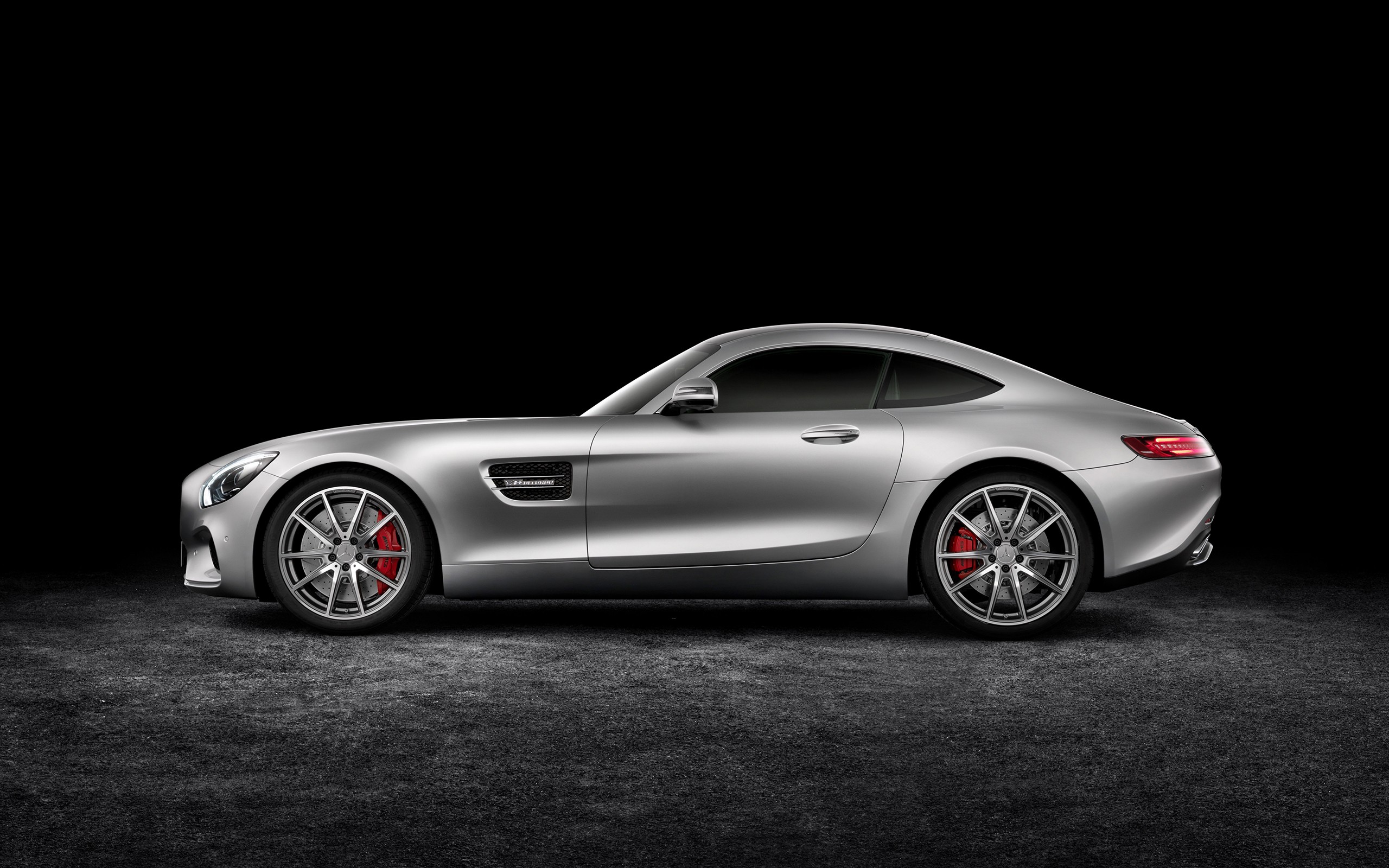 Mercedes AMG GT, Car, Vehicle, Simple background Wallpaper