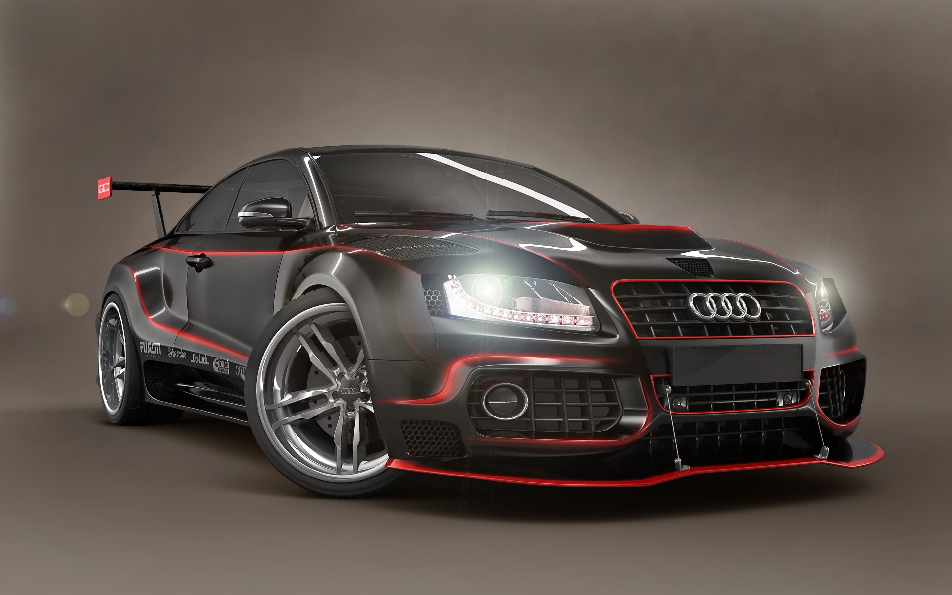 Audi, Car, Simple background Wallpaper