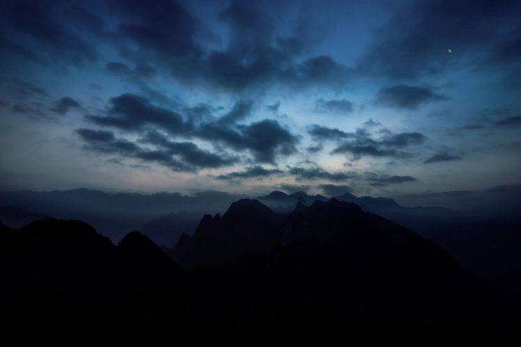 mountains, Sky, Clouds HD Wallpaper Desktop Background