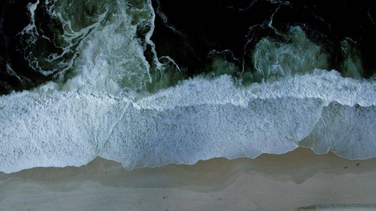 sea, Waves, Beach HD Wallpaper Desktop Background