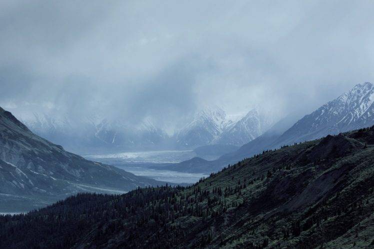 mountains, River, Sky HD Wallpaper Desktop Background