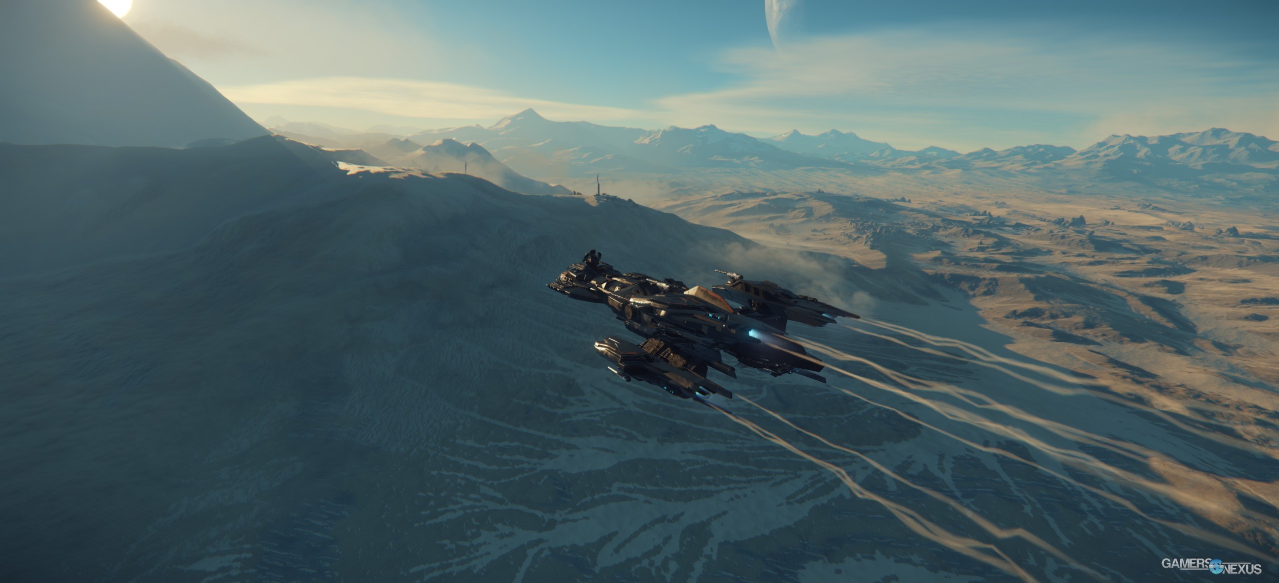 science fiction, Star Citizen, PC gaming, Video games, Spaceship, Landscape Wallpaper