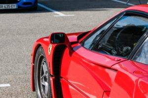 Ferrari, F40, Supercars, Red, Car