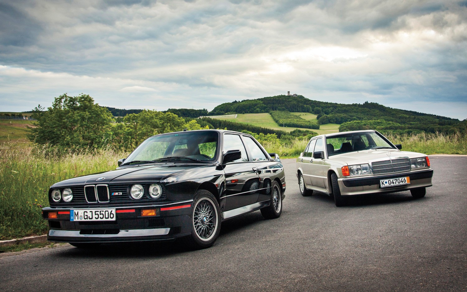 BMW E30, Car, Mercedes Benz, 190e, BMW M3 E30 Wallpaper