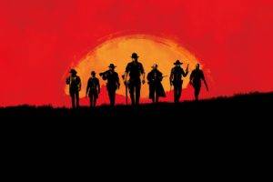 gamers, Red Dead Redemption, Video games, Gamer, Red, Sunset, Sunrise, Western, Rockstar Games, Red Dead Redemption 2