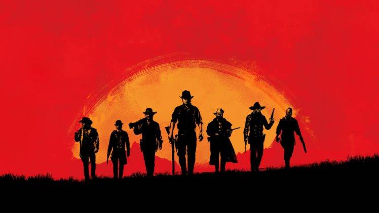 gamers, Red Dead Redemption, Red, Gamer, Video games, Rockstar Games, Sunset, Western, Sunrise HD Wallpaper Desktop Background