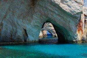 nature, Photography, Landscape, Cave, Sea, Beach, Rocks, Erosion, Zakynthos, Greece