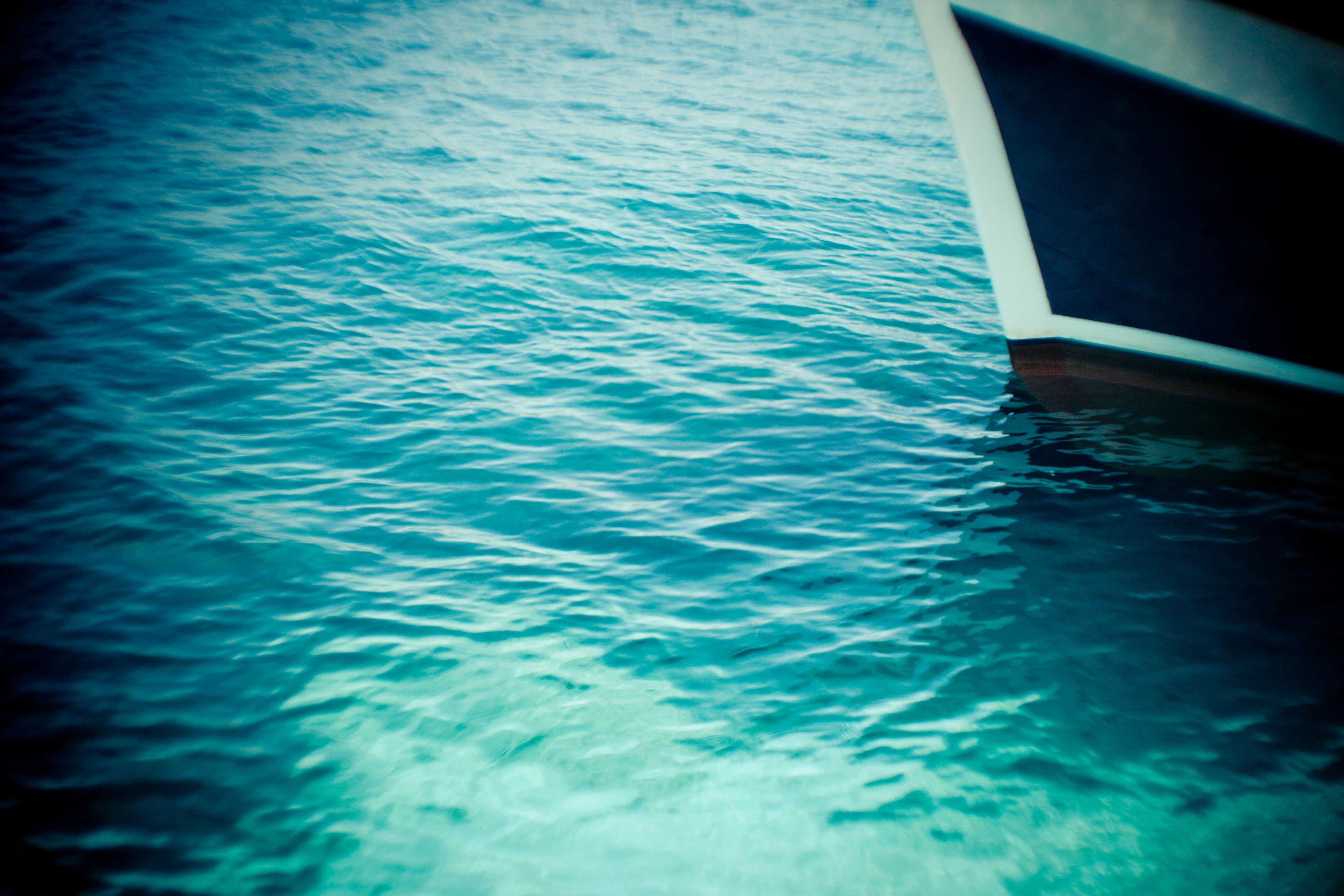 blue, Sea, Water, Boat Wallpaper