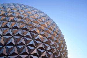 clear sky, Architecture, Geometry, Epcot
